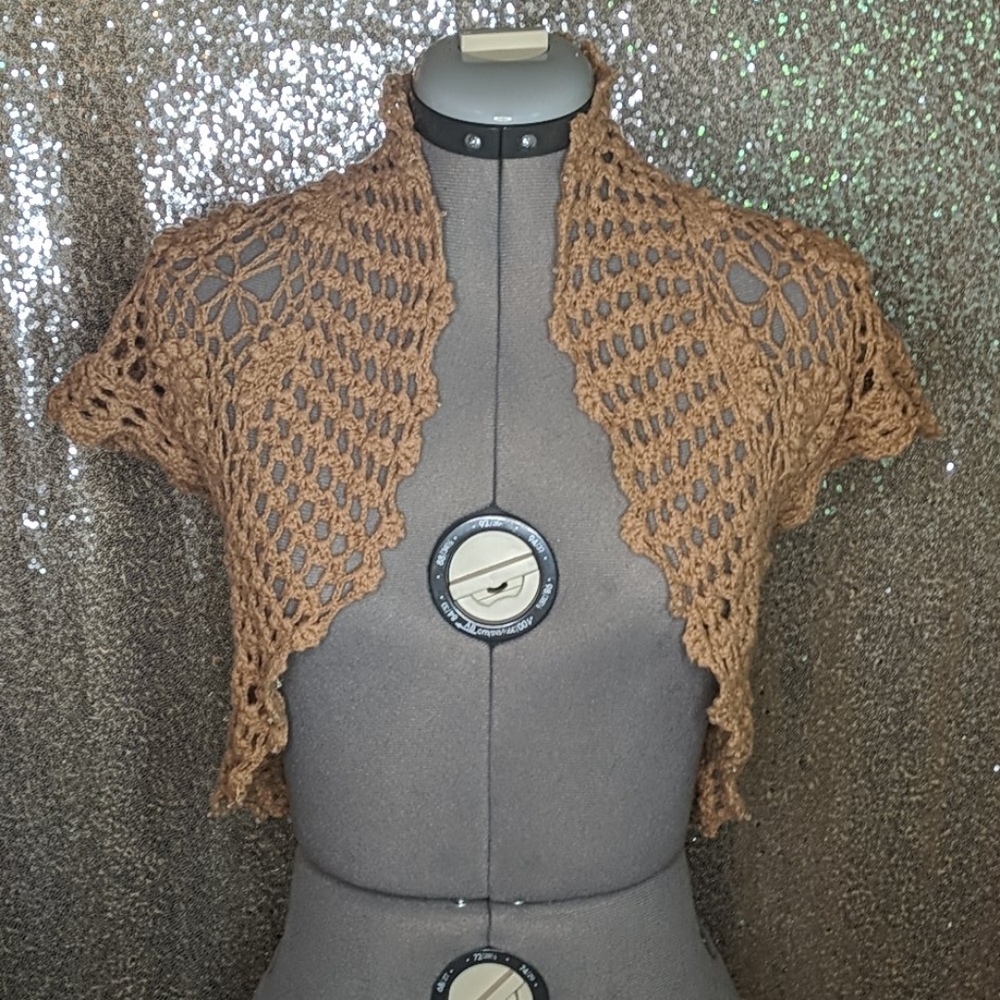 Tan bolero/vest